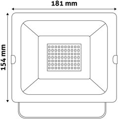 LED SMD prožektorius Avide Slim 1x30W kaina ir informacija | Lauko šviestuvai | pigu.lt