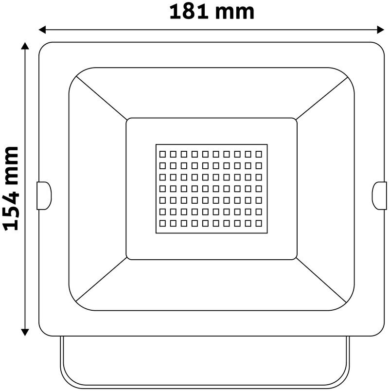 LED SMD prožektorius Avide Slim 1x30W kaina ir informacija | Lauko šviestuvai | pigu.lt