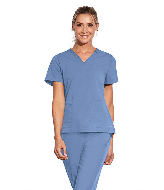 Moteriška medicininė palaidinė MOT002 Ciel Blue kaina ir informacija | Medicininė apranga | pigu.lt