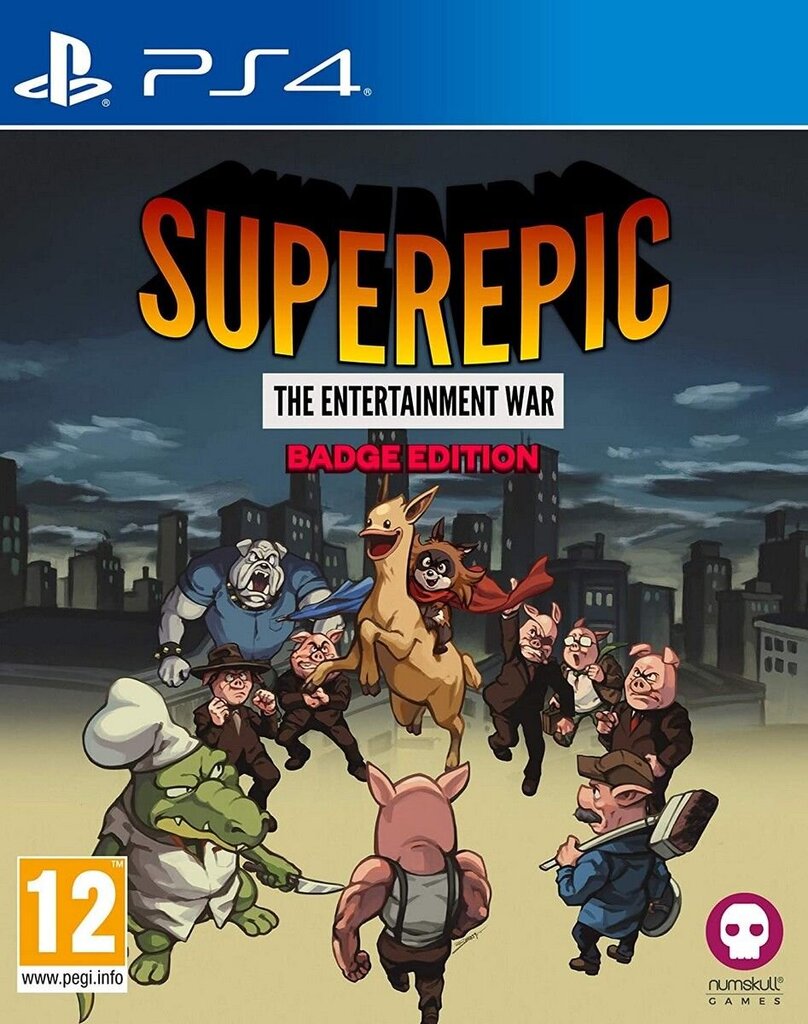 PS4 SuperEpic: The Entertainment War Badge Edition kaina ir informacija | Kompiuteriniai žaidimai | pigu.lt