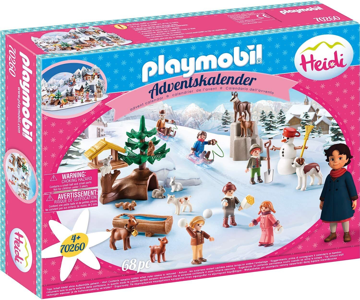 70260 PLAYMOBIL® Advento kalendorius Heidi žiemos pasaulis kaina | pigu.lt