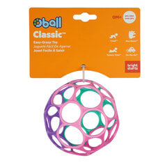 Klasikinis kamuoliukas Oball, rožinis/violetinis, 12289 kaina ir informacija | Žaislai kūdikiams | pigu.lt