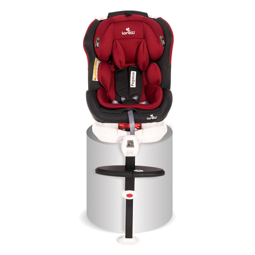 Automobilinė kėdutė Lorelli Pegasus, Isofix, 0-36 kg, Red&Black kaina ir informacija | Autokėdutės | pigu.lt