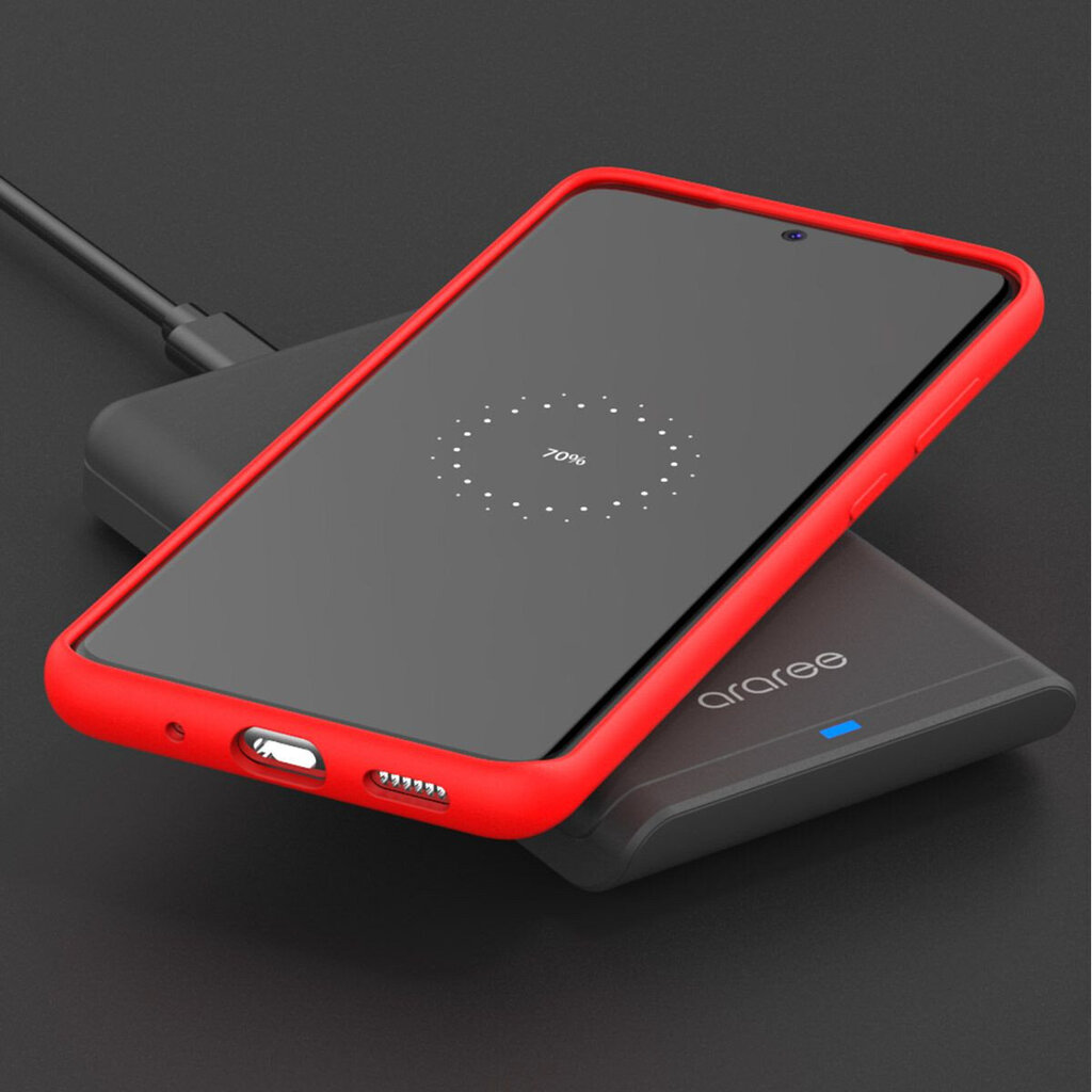 Dėklas Araree Typo Skin Apple iPhone 11 Pro Max, raudonas kaina ir informacija | Telefono dėklai | pigu.lt