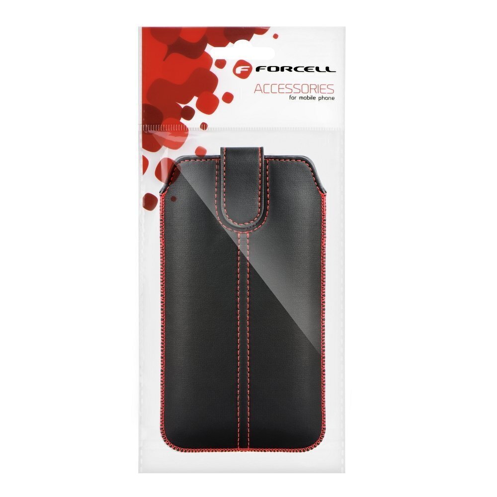 Dėklas Forcell Ultra Slim, skirtas M4 i9100 S2 XXL, juodas kaina ir informacija | Telefono dėklai | pigu.lt