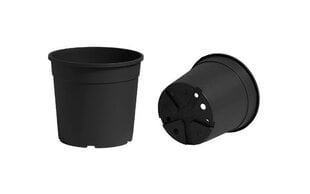 Vazonėlis Nicoli container IME juodas цена и информация | Вазоны для рассады и пересадки | pigu.lt