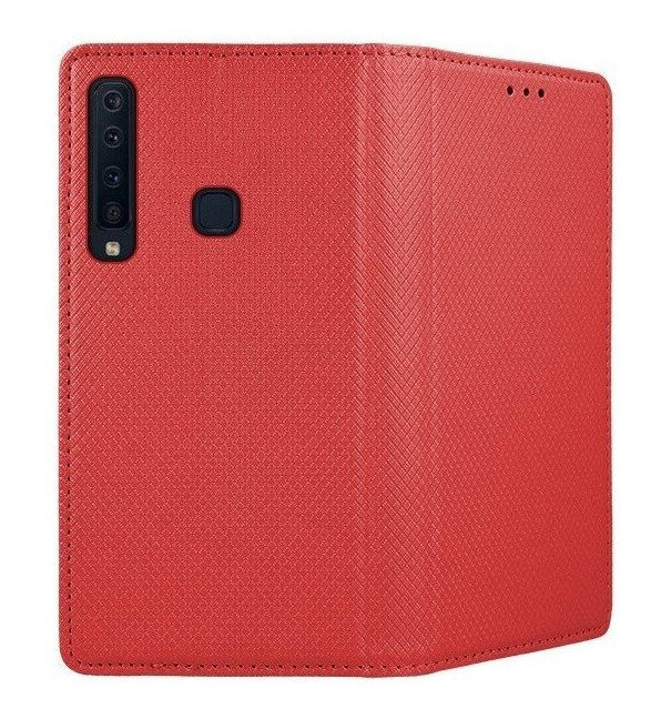 Dėklas Smart Magnet Xiaomi Redmi 9A raudonas kaina ir informacija | Telefono dėklai | pigu.lt