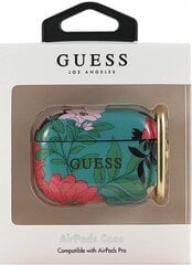 Силиконовый чехол Guess GUACAPTPUBKFLO1 для наушников Apple Airpods Pro Floral N.1 цена и информация | Guess Компьютерная техника | pigu.lt