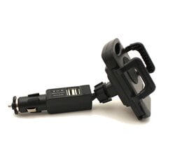 Автомобильный держатель с двойной зарядкой (2 USB разъема) Tellos CCH-01 (2.1A) цена и информация | Держатели для телефонов | pigu.lt