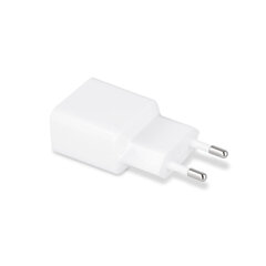 Įkroviklis buitinis Maxlife MXTC-01 FastCharging USB + Type-C (2.1A) baltas kaina ir informacija | Krovikliai telefonams | pigu.lt