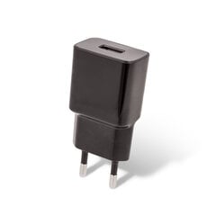 Сетевая зарядка Maxlife MXTC-01 USB + microUSB кабель (1A), черная цена и информация | Зарядные устройства для телефонов | pigu.lt