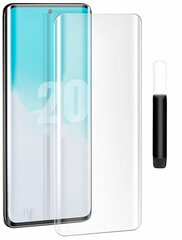 Apsauginis stiklas 3D Hot Bending UV Glue skirtas Samsung S20 Plus kaina ir informacija | Apsauginės plėvelės telefonams | pigu.lt