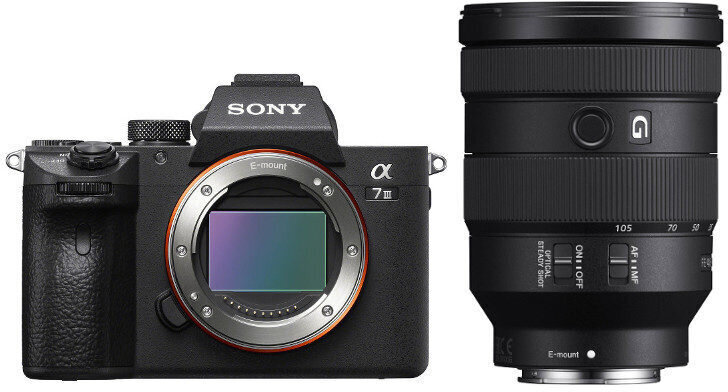 Sony Alpha A7 Mark III + FE 24-105mm f/4 kaina ir informacija | Skaitmeniniai fotoaparatai | pigu.lt