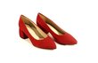 Zomšiniai batai moterims Kaniowski, raudoni kaina ir informacija | Bateliai moterims  | pigu.lt