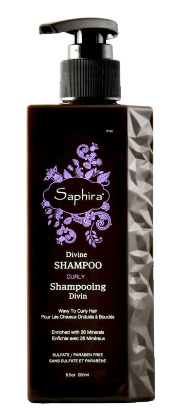 Intensyviai drėkinantis šampūnas sausiems, besipučiantiems, besigarbanojantiems plaukams Saphira „Divine Shampoo“, 250 ml kaina ir informacija | Šampūnai | pigu.lt