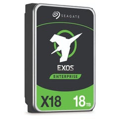 HDD Seagate Exos X18 3,5" 18TB SATA kaina ir informacija | Vidiniai kietieji diskai (HDD, SSD, Hybrid) | pigu.lt