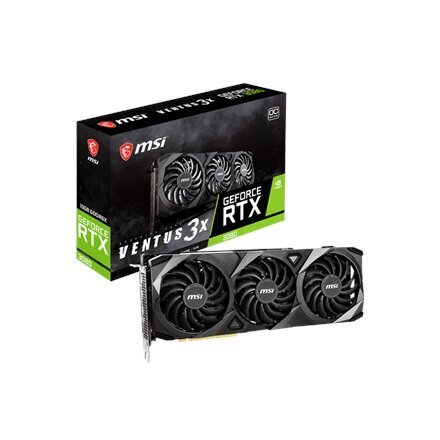 MSI GeForce RTX 3080 Ventus 3X 10G OC kaina ir informacija | Vaizdo plokštės (GPU) | pigu.lt