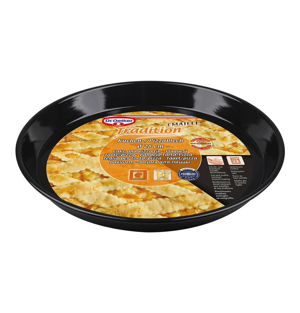 Dr. Oetker Tradition picos kepimo forma, 28 cm kaina ir informacija | Kepimo indai, popierius, formos | pigu.lt