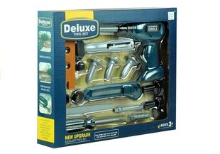 Įrankių rinkinys su grąžtu "Deluxe Tool Set", 15 detalių kaina ir informacija | Žaislai berniukams | pigu.lt