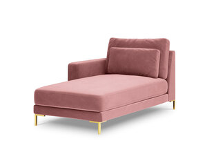 Kušetė Interieurs86 Seine, rožinės spalvos aksomas kaina ir informacija | Sofos | pigu.lt