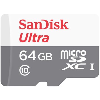 SanDisk Ultra Light microSDXC, 64GB цена и информация | Карты памяти для фотоаппаратов, камер | pigu.lt