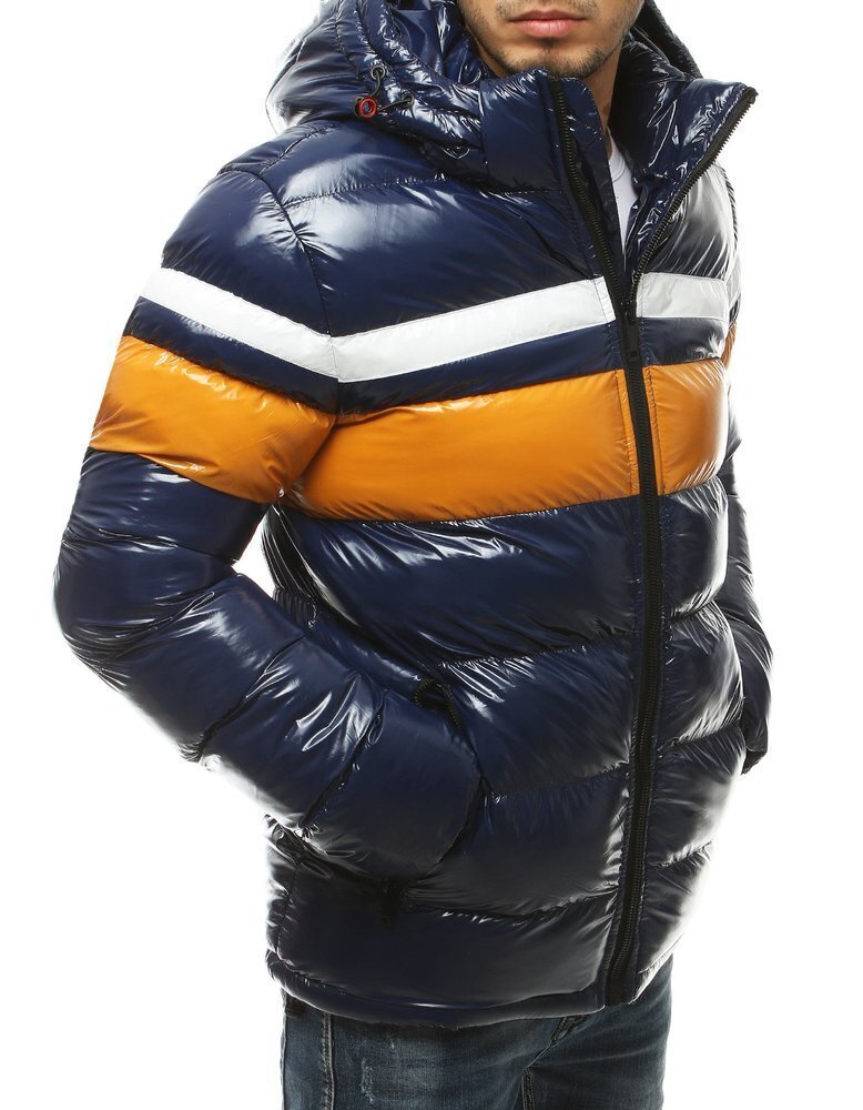 Tamsiai mėlyna vyriška žieminė striukė "Kirol" kaina ir informacija | Vyriškos striukės | pigu.lt