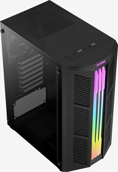 AEROCOOL PGS PRIME-G-BK-v1 RGB kaina ir informacija | Korpusai | pigu.lt