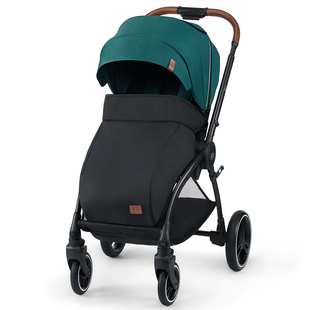 Universalus vežimėlis Kinderkraft Evolution Cocoon 2in1, Midnight Green kaina ir informacija | Vežimėliai | pigu.lt