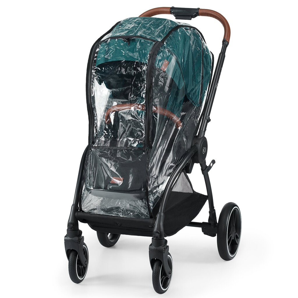 Universalus vežimėlis Kinderkraft Evolution Cocoon 2in1, Midnight Green kaina ir informacija | Vežimėliai | pigu.lt