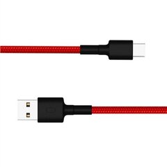 Xiaomi Mi Type-C Braided Cable SJV4110GL, Красный цена и информация | Кабели и провода | pigu.lt