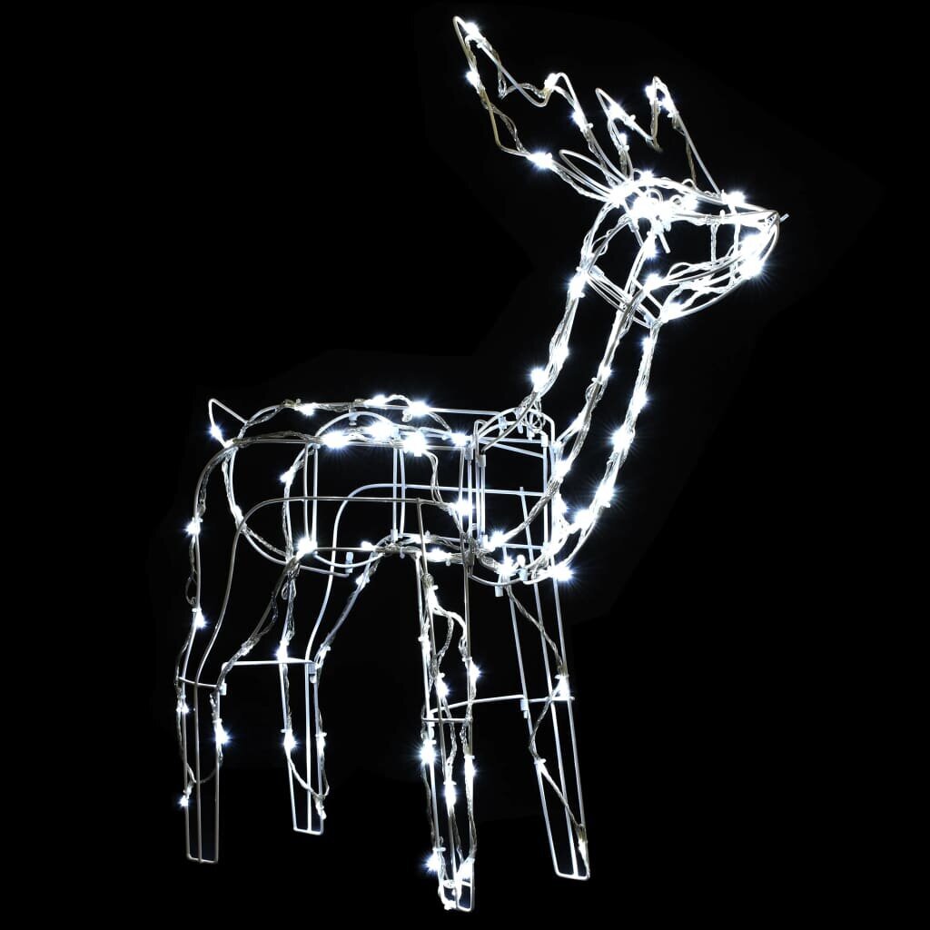 Kalėdinė lempučių ekspozicija, 3 dalių, elniai, 229 LED lemp. kaina ir informacija | Kalėdinės dekoracijos | pigu.lt