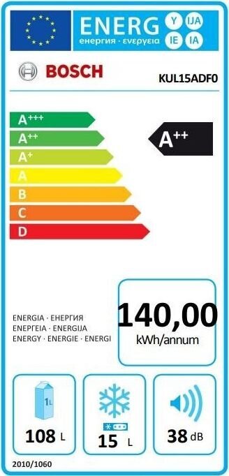 Bosch KUL15ADF0 kaina ir informacija | Šaldytuvai | pigu.lt