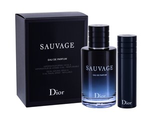 Парфюмерный набор Dior Sauvage EDP для мужчин, 110 мл цена и информация | Мужские духи | pigu.lt