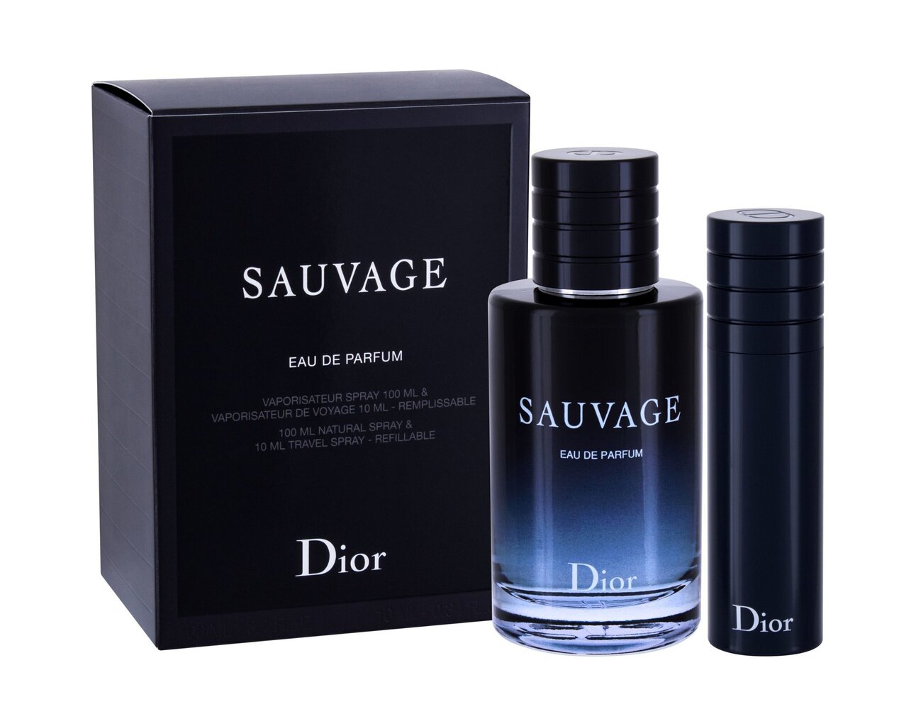 Kvapiojo vandens rinkinys Dior Sauvage EDP vyrams, 110 ml kaina ir informacija | Kvepalai vyrams | pigu.lt