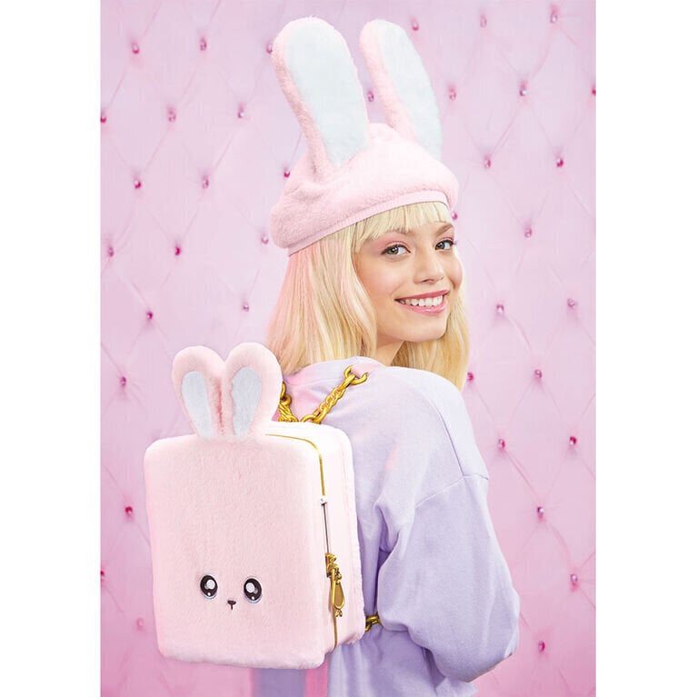 Kuprinė - žaidimų rinkinys Na! Na! Na! Surpise 3-in-1 su lėle Pink Bunny, rožinė kaina ir informacija | Žaislai mergaitėms | pigu.lt