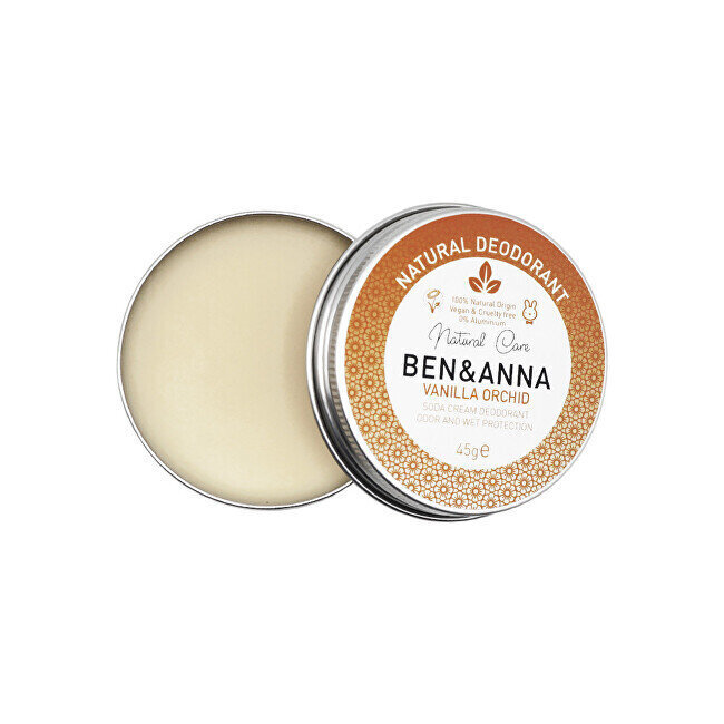 Kreminis dezodorantas indelyje Ben&Anna Vanilla Orchid, 45 g. цена и информация | Dezodorantai | pigu.lt