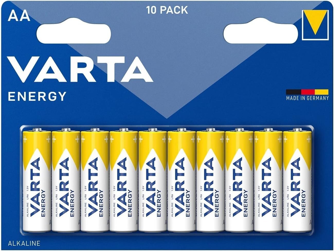 Varta šarminiai elementai AA Energy (10 vnt) цена и информация | Elementai | pigu.lt