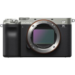 Sony A7C Body (Silver) | (ILCE-7C/S) | (α7C) | (Alpha 7C) цена и информация | Цифровые фотоаппараты | pigu.lt