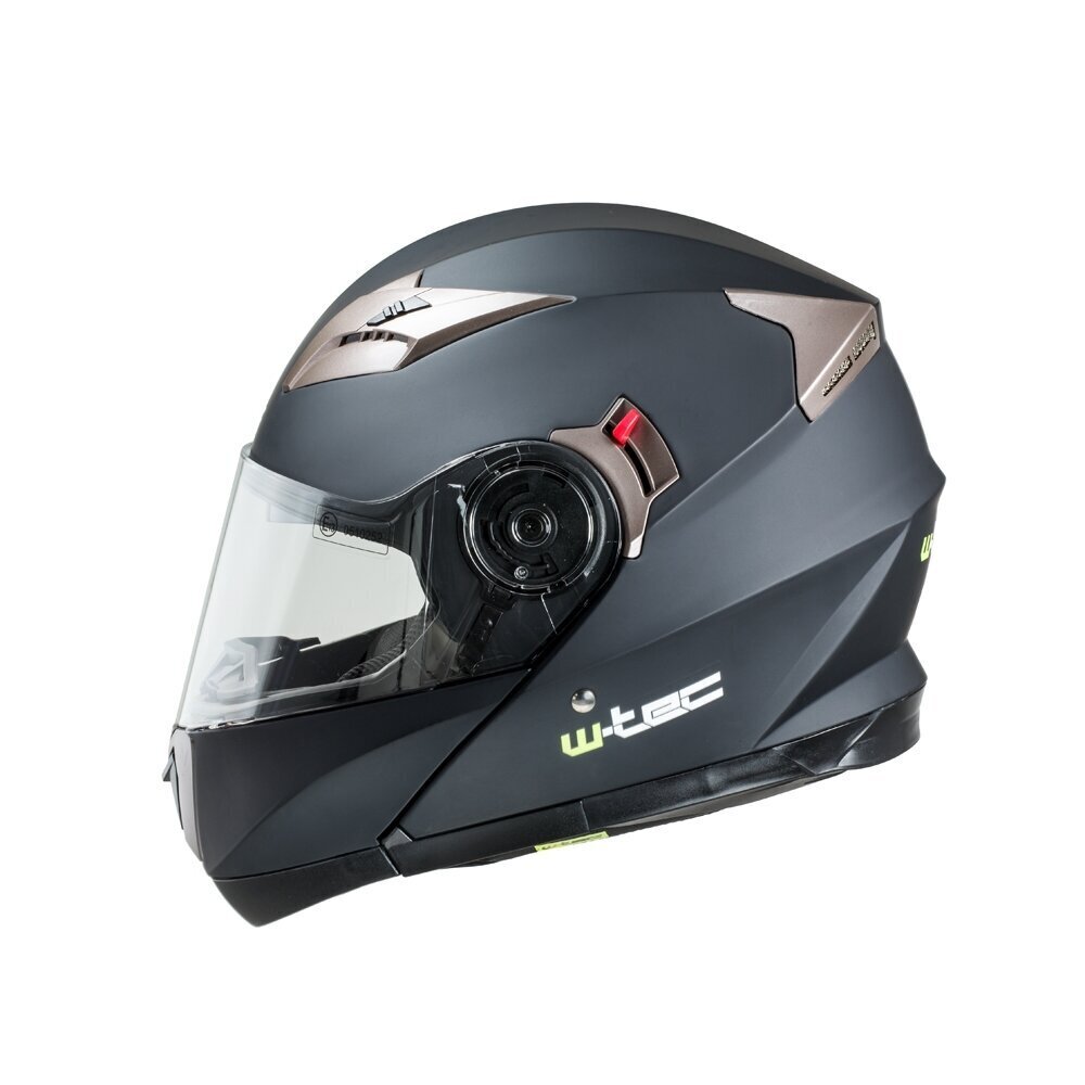 Moto šalmas W-TEC YM-925 - juodas matinis XL kaina ir informacija | Moto šalmai | pigu.lt