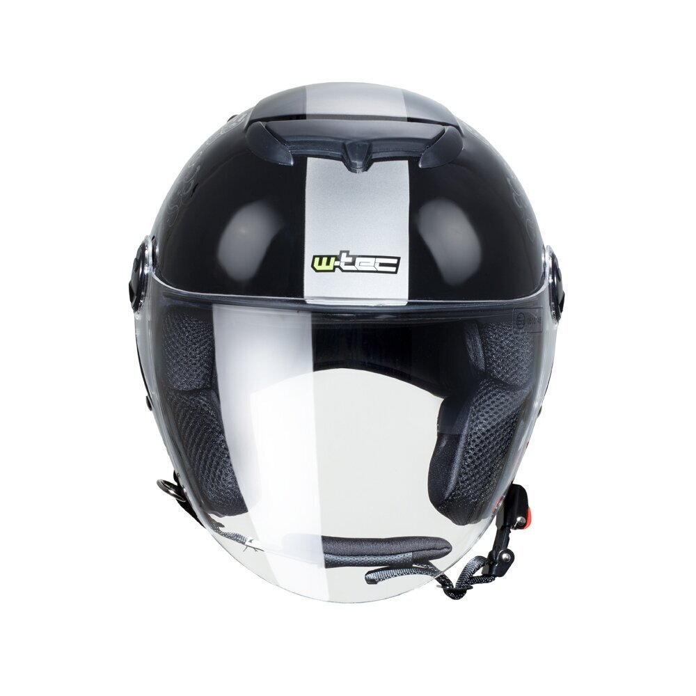 Moto šalmas W-TEC YM-617 - juodas matinis XS kaina ir informacija | Moto šalmai | pigu.lt