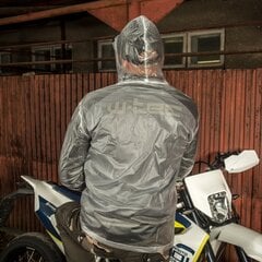 Lietpaltis motociklininkui W-TEC Lighty - Transparent S kaina ir informacija | Moto striukės | pigu.lt