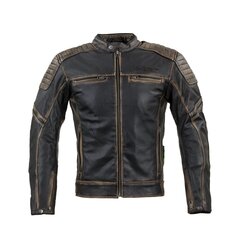 Odinė motociklo striukė W-TEC Mungelli - Vintage ruda 4XL+ цена и информация | Мотоциклетные куртки | pigu.lt