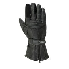 Universalios odinės moto pirštinės Bos Prag, juodos цена и информация | Мото перчатки, защита | pigu.lt