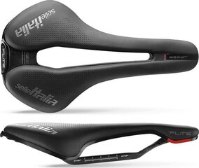 Велосипедное сиденье Selle Italia Flite Boost Superflow Kit Carbonio S, черное цена и информация | Седла для велосипедов и чехлы на сиденья | pigu.lt