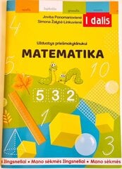 Mano sėkmės žingsneliai. Užduotys priešmokyklinukui: matematika, 1 d. kaina ir informacija | Pratybų sąsiuviniai | pigu.lt