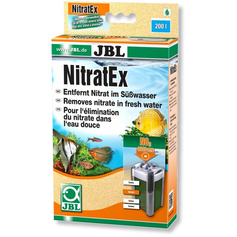JBL nitratus šalinantis užpildas filtrui NitratEx 250 ml kaina ir informacija | Akvariumai ir jų įranga | pigu.lt