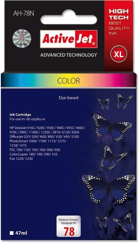 ActiveJet ink HP C6578N color No. 78 kaina ir informacija | Kasetės lazeriniams spausdintuvams | pigu.lt