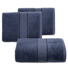 Tamsiai mėlynas medvilninis rankšluostis, 50x90 cm. kaina ir informacija | Rankšluosčiai | pigu.lt