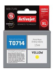 Activejet AEB-714N (Epson T0714, T0894, T1004), желтый цена и информация | Картриджи для струйных принтеров | pigu.lt