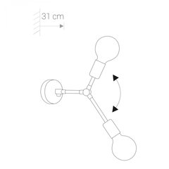 Nowodvorski настенный светильник Twig 9141 цена и информация | Настенные светильники | pigu.lt